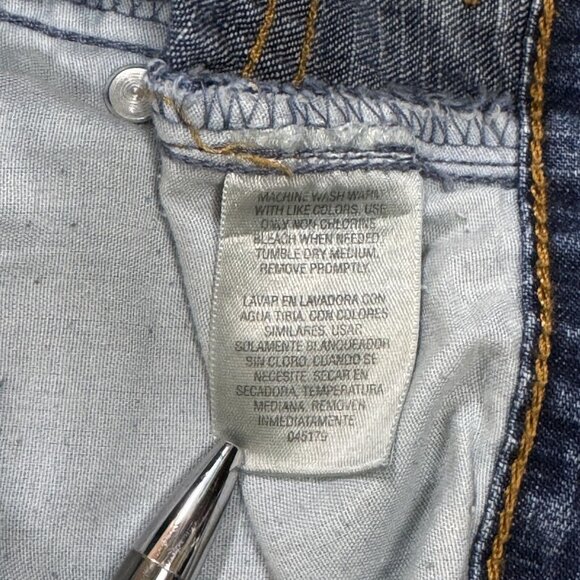 St Johns Bay Womens Blue Denim Jeans High Rise Relaxed Fit Cotton Size 12 30x30 - Picture 12 of 12